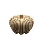 3D-gedruckter Kürbis aus Holzfaser, nachhaltige Herbstdeko von deeKORE.