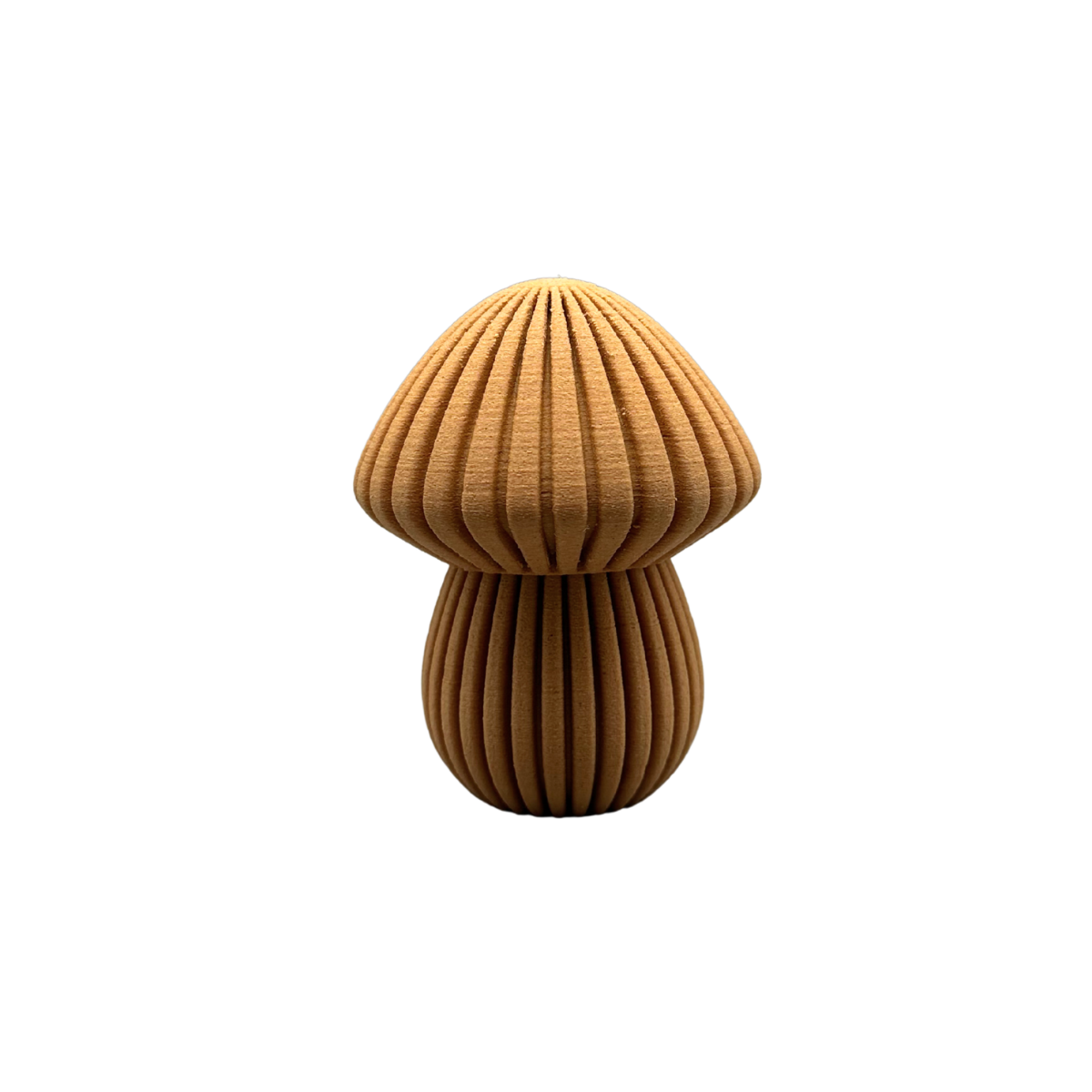 Waldwunder-Pilze aus Holzfaser, handwerklich gefertigte 3D-Druck Deko.