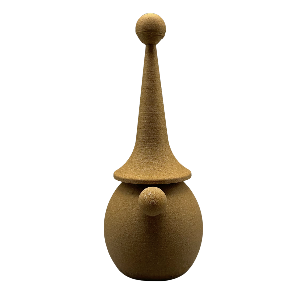 Gnom-Familie aus Holzfaser, 3D-gedruckte Herbstdekoration von deeKORE.