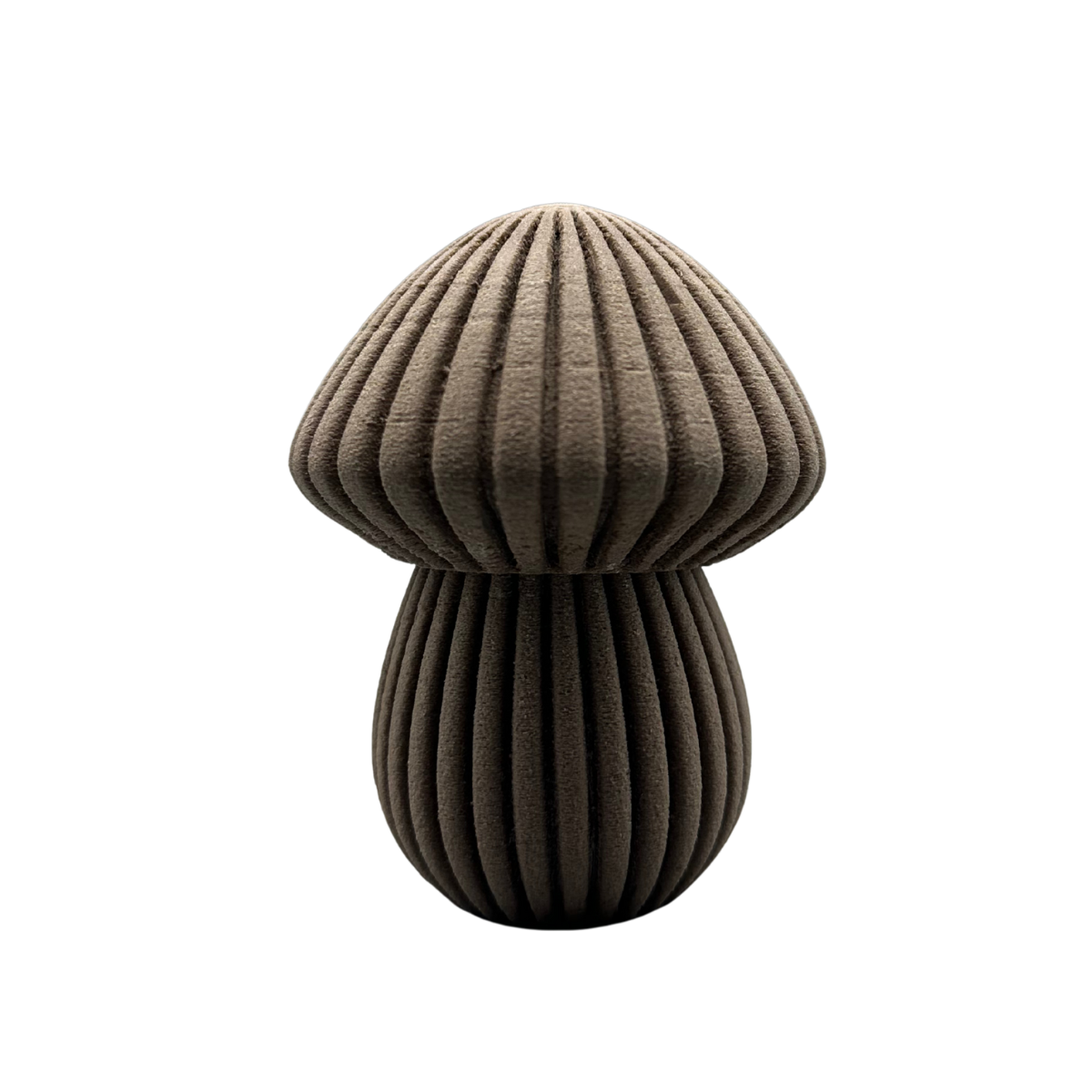 Waldwunder-Pilze aus Holzfaser, handwerklich gefertigte 3D-Druck Deko.