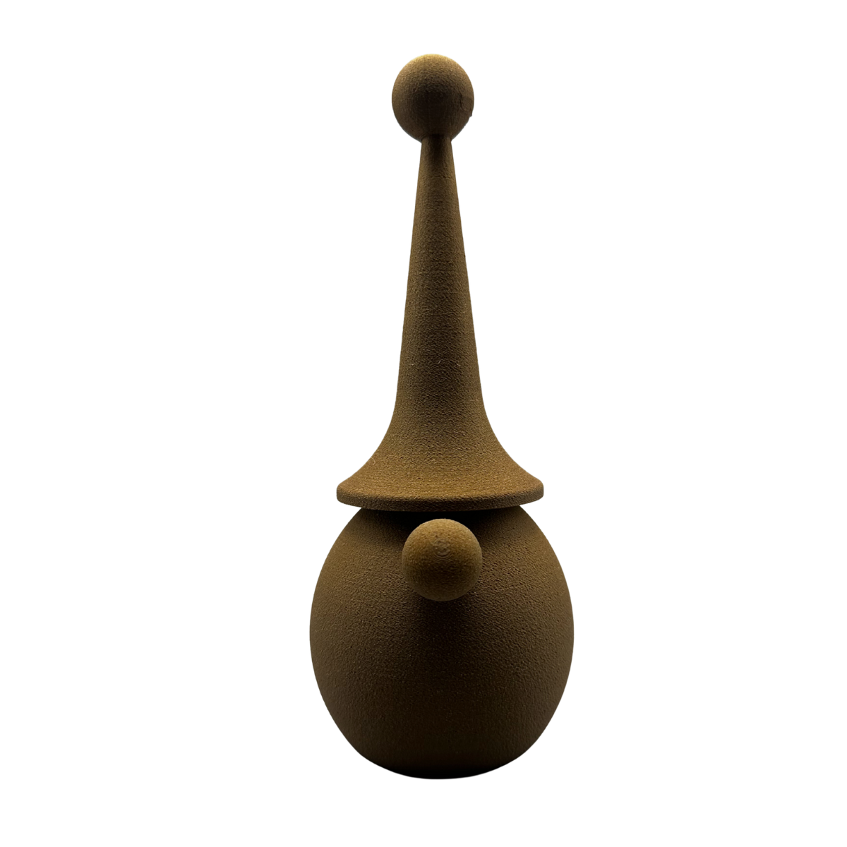 Gnom-Familie aus Holzfaser, 3D-gedruckte Herbstdekoration von deeKORE.