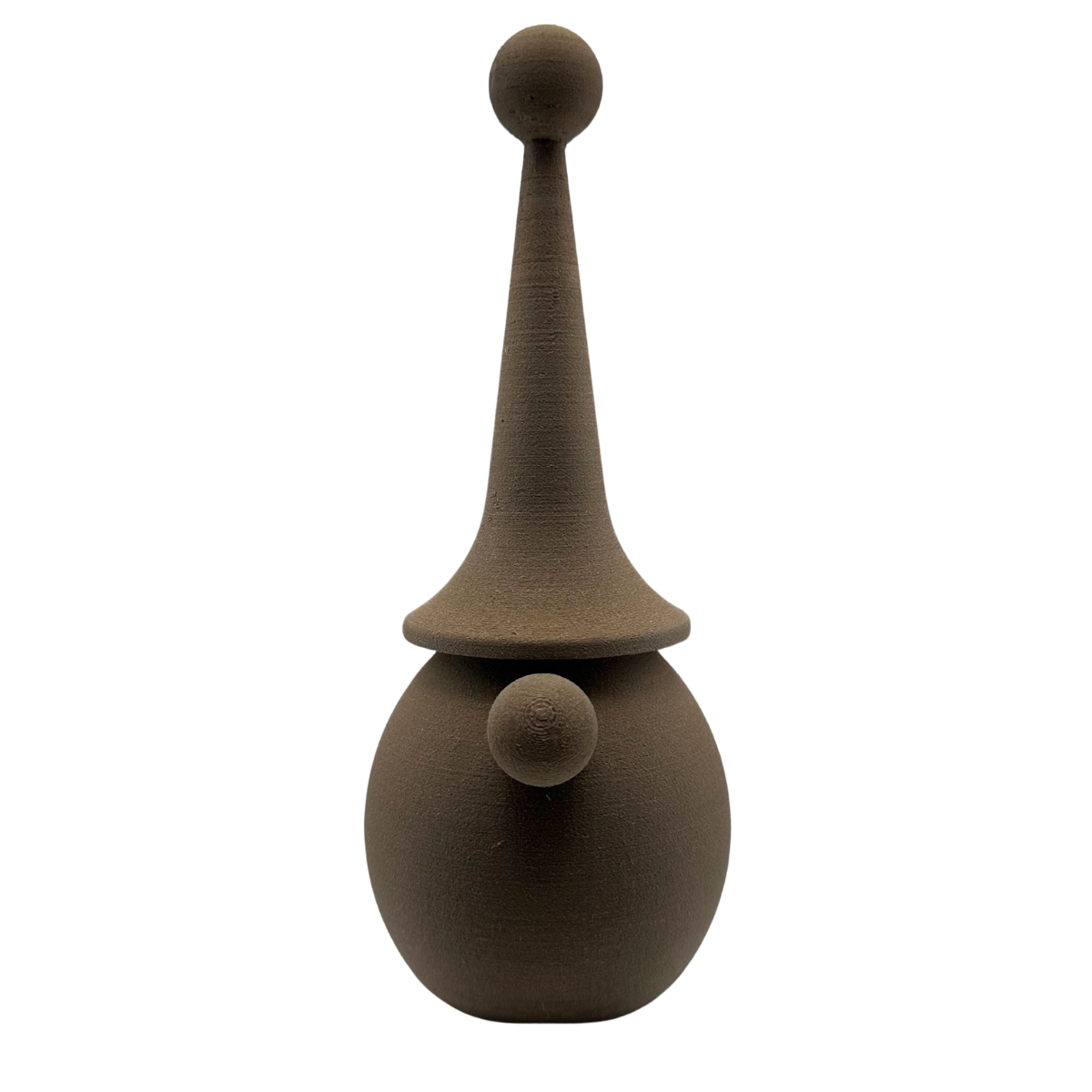 Gnom-Familie aus Holzfaser, 3D-gedruckte Herbstdekoration von deeKORE.