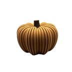 3D-gedruckter Kürbis aus Holzfaser, nachhaltige Herbstdeko von deeKORE.
